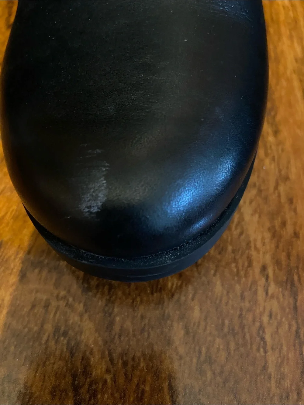 Black Leather Tall Riding Boots with Signature Hardware Charter Club Brand